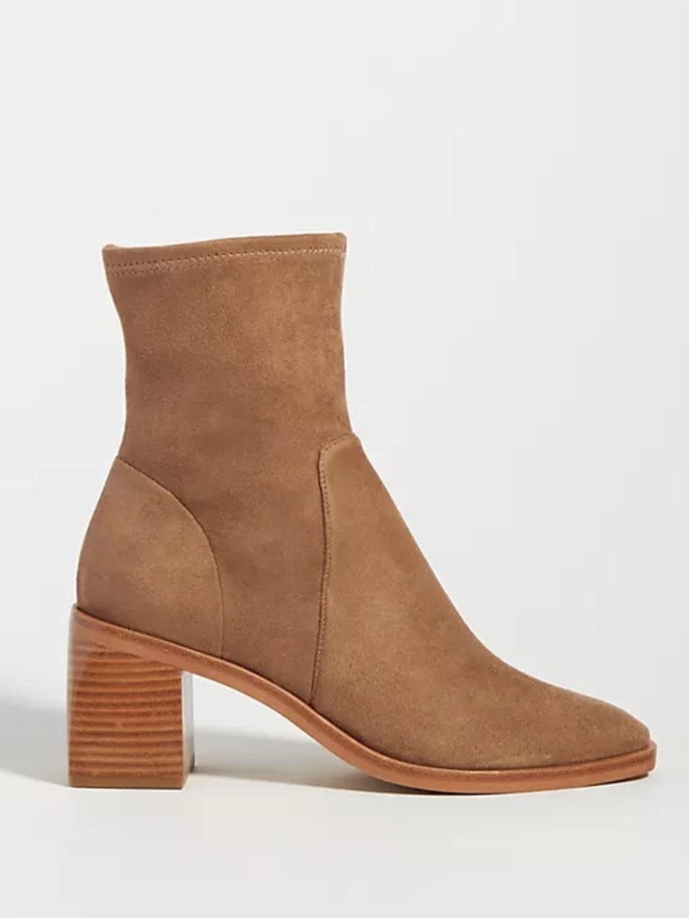 Dolce Vita Indiga Taupe Western Ankle Boots Women's 7 Sock Bootie NWOB - Picture 11 of 11